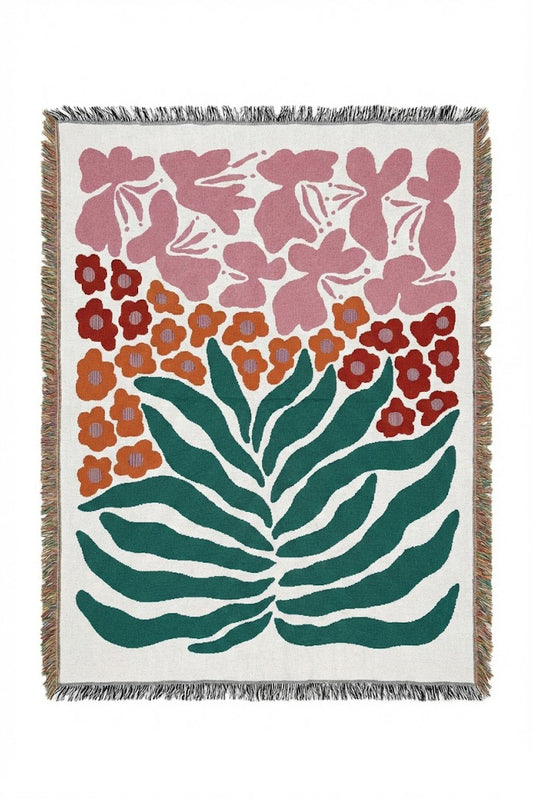 Matisse Inspired Throw Blanket