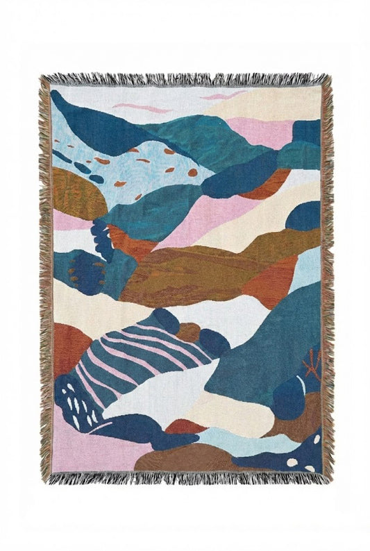 Fluid Art Woven Throw Blanket