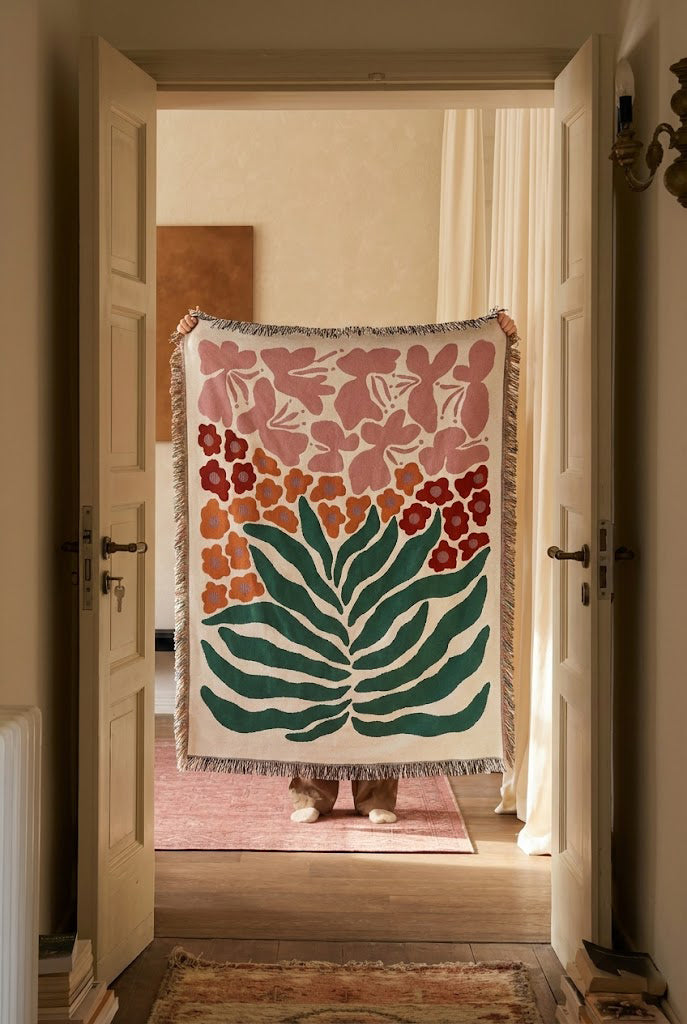 Matisse Inspired Throw Blanket