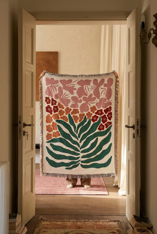 Matisse Inspired Throw Blanket